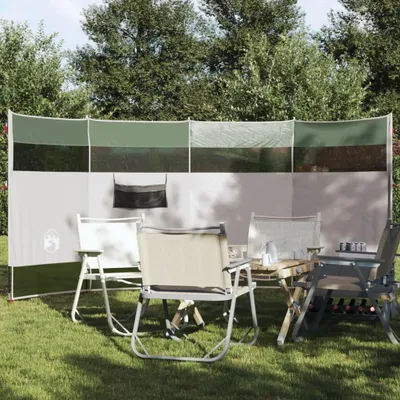 Produktbild von Camping-Windschutz Grün 366x152x152 cm Wasserdicht, Windschutz 2024 Neu
