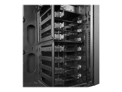 Produktbild von Chieftec CW-01B-OP, Tower, PC, Schwarz, ATX, micro ATX, Mini-ITX, SPCC, 16,5 cm