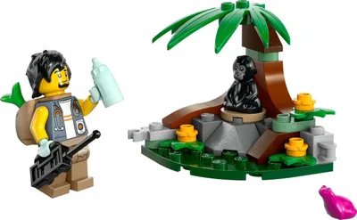 Produktbild von LEGO City Dschungelforscher mit Baby-Gorilla, Bausatz, 5 Jahr(e), Kunststoff, 34 Stück(e), 31 g