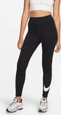 Produktbild von Nike W Nsw Nk Clsc Gx Hr Tght Swsh Black/White Black/White S