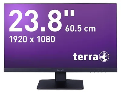 Obrázok produktu pre TERRA 3030261, 60,5 cm (23.8"), 1920 x 1080 px, Full HD, LCD, 5 ms, Čierna
