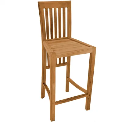 Produktbild von Teako Design Barhocker Lucca Teakholz FLEGT-lizenziert 55x78x113 cm