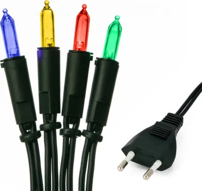Produktbild von 100-tlg. LED-Pisello-Minilichterkette, bunt, innen, EU-Stecker