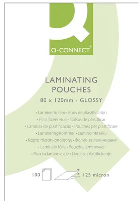 Produktbild von Connect Lamination film 125 micron 80 x 120 mm, 8 cm, 12 cm