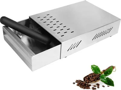 Image de Boîte à café - Acier inoxydable - Convient pour toutes les machines à café - 1 pièce