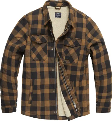 Image de Chemise Sherpa Heavyweight Vintage Industries, jaune, 2XL