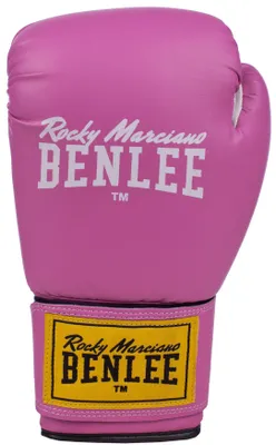 Image de Gants de boxe en similicuir RODNEY Pink/White 08 oz BENLEE