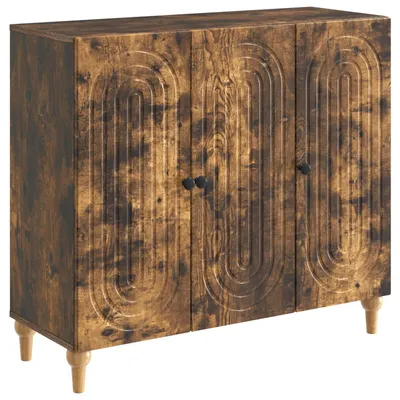 Obrázok produktu pre Servírovacia skriňa Dymový dub 89 x 34,5 x 80 cm
