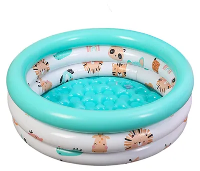 Image de Piscine gonflable pour enfants, avec des motifs joyeux