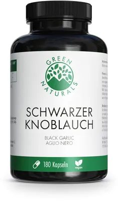 Immagine prodotto di Aglio nero Green Naturals 600 mg con Sac Kps 180 St
