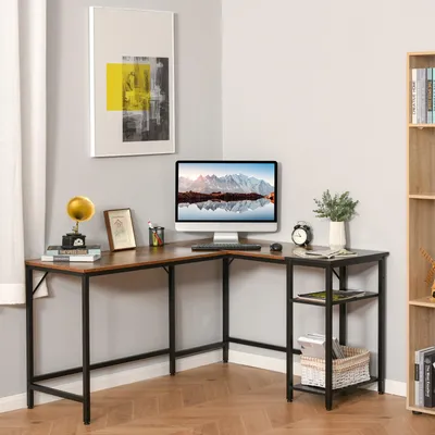 Produktbild von Eckschreibtisch - Computertisch - Arbeitsplatz - Schreibtisch - Eckschreibtisch - Industriedesign - Große Arbeitsfläche