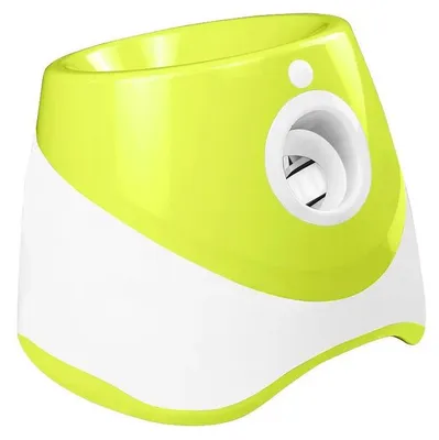 Image de Lanceur de balles automatique pour chiens - Machine interactive de rapport - Jouet pour balles de tennis - Rechargeable par USB - Jouet intelligent pour chiens - Vert