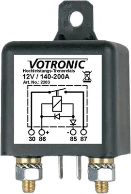 Produktbild von Votronic 2203 Hochleistungs-Trennrelais 12V / 140-200A