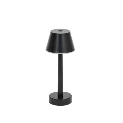 Produktbild von Lindby LED-Akkuleuchte Gaja, schwarz, USB, IP44, RGBW, dim.