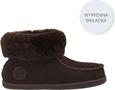 Produktbild von Vanuba Peppin Lammfell Hausschuhe Damen Schuhe - Badelatschen Damen Hausschuhe - Leder Wolle Pantoffeln Damen - Bequeme Schuhe Damen Lammfell-Hausschuhe - 39 EU Leder Braun Braun