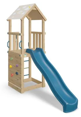 Produktbild von Trigano Spielturm Holz "SUNNY XPERIENCE 2" mit Rutsche, Sandkasten und Kletterwand