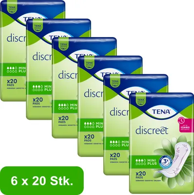Produktbild von TENA - Discreet - Mini Plus - 6x20Stk.