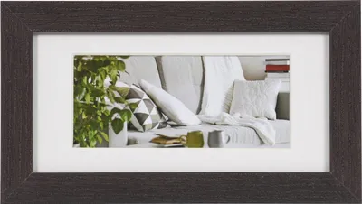 Produktbild von Henzo Modern Bilderrahmen 10x20 cm Dunkelbraun
