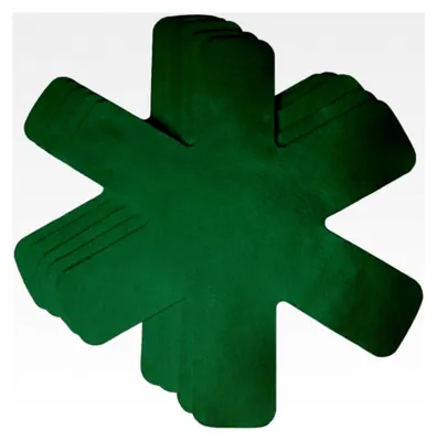 Produktbild von Pfannenschoner aus Recyclingfilz, Pfannenschutz, Stapelschutz, 5 Stück, Grün