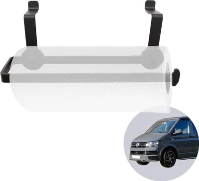 Zdjęcie produktu dla 040 Części Praktyczny magnetyczny uchwyt na rolkę kuchenną do VW T5 T6 T6.1 California - uniwersalne rozwiązanie montażowe