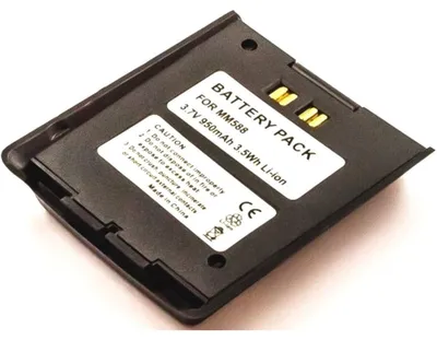 Produktbild von Akku für Avaya / tenovis MM588 Li-Ion 3,7 Volt 950 mAh schwarz.