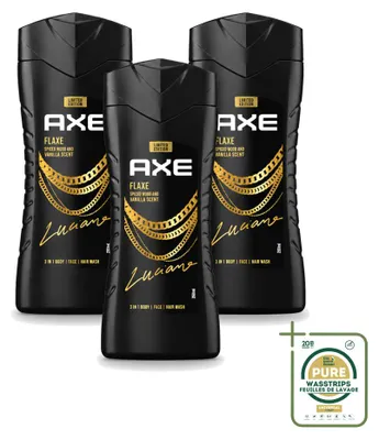 Obrázek produktu pro 3 kusy sprchového gelu Axe Flaxe - 250 ml - balení