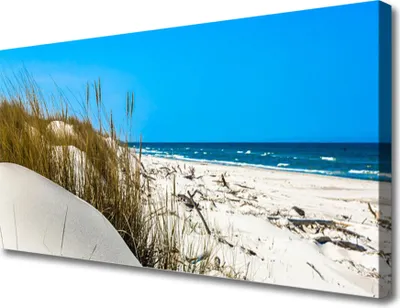 Produktbild von Tulup Leinwand-Bilder 100x50 Wandbild Canvas Kunstdruck Strand Landschaft