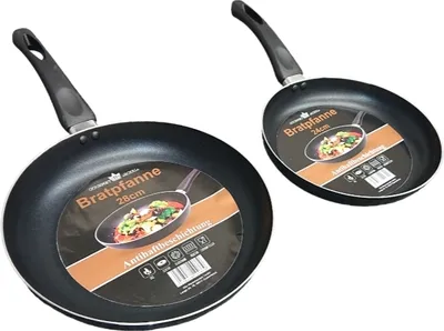 Produktbild von 2er Set Gourmet SBS Royal Bratpfannen - antihaftbeschichtet – 24 cm und 28 cm