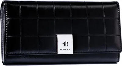 Produktbild von Rovicky Portemonnaie aus Leder für Frauen Ebei schwarz One size