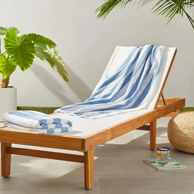 Immagine prodotto di A. Asciugamani per piscina e spiaggia, 100% cotone, 76 x 152 cm, confezione da 2 pezzi