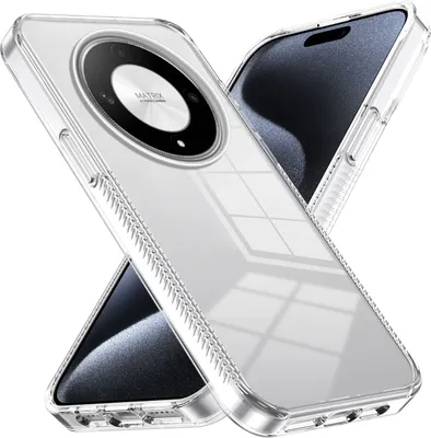 Produktbild von Hülle für Honor X9B Rutschfest Kristallklare Stoßfeste TPU Bumper Handyhülle Transparent