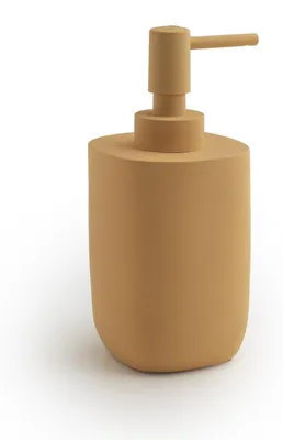 Immagine prodotto di Dispenser sapone da appoggio in resina giallo senape opaco | Yucca