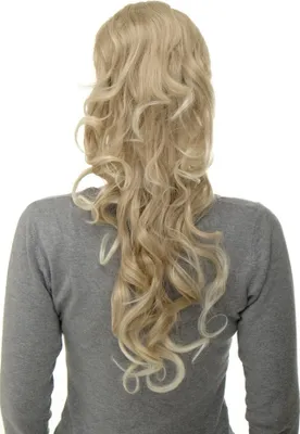 Produktbild von WIG ME UP Haarteil, lockig, Blond-Mix WK08-24T613