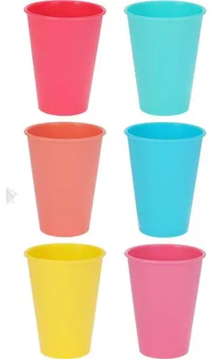 Obrázok produktu pre 6 Trinkbecher - aus Polypropylen - ca. 400 ml