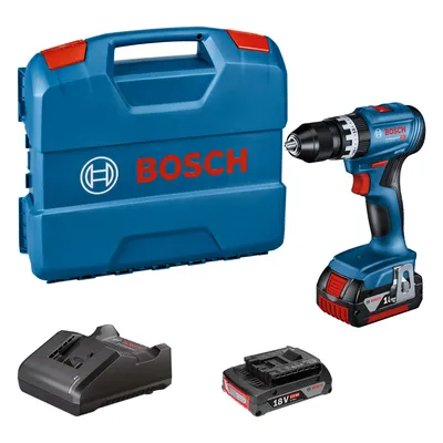 Produktbild von Bosch Schlagbohrschrauber GSB 18V-45 mit 2 x Li-Ion-Akku 2,0 Ah, Ladegerät