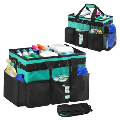 Produktbild von Faltbare Reinigung Caddy mit Griff und 5 Fächern