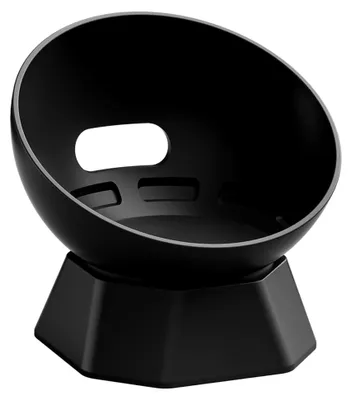 Produktbild von Tischständer aus Flüssigsilikon für Echo Dot (4. und 5. Generation), geeignet für Homeoffice oder Wohnzimmer (schwarz)