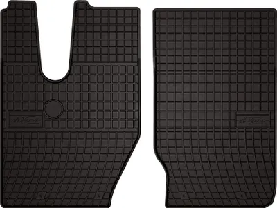 Immagine prodotto di Tappetini auto in gomma adatto per Iveco X-WAY (2020-, camion) neri, set 2 pz, con fissaggi