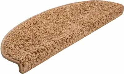 Immagine prodotto di vidaXL Tappetini 20 pezzi 65x21x4 cm Beige Semicircolare Grande