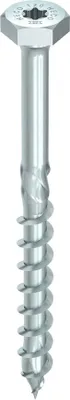Produktbild von HECO-TOPIX-plus 10 x 120, Sechskantkopf, Sechskantkopf + T-Drive, SW-15/T-40, Teilgewinde, A3K, 50 Stück