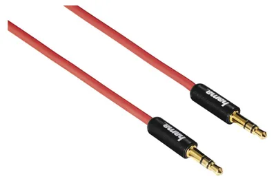 Produktbild von Hama Verbindungskabel "Super Soft", 3,5-mm-Klinke, Stecker - Stecker, 1