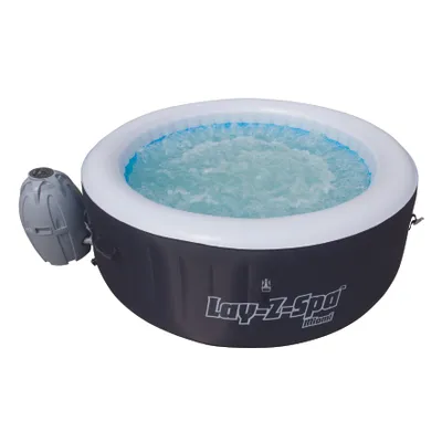Produktbild von Nadmuchiwany basen Bestway Lay-Z-Spa GLS VERSAND Whirlpool Miami AirJet, okrągły, 180 x 66 cm, 2-4 osoby, czarny