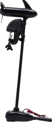 Obrázek produktu pro Elektrický lodní motor – 12 V, 1,2 HP, trollingový motor – pro čluny a rybářské lodě – manuální ovládání s vrtulí – černý