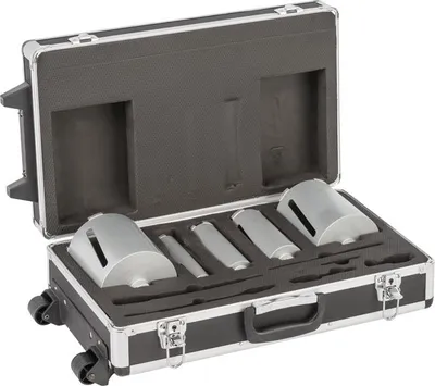 Produktbild von Diamanttrockenbohrkronen-Set, 5-tlg., G 1/2 Zoll, 38-127 mm