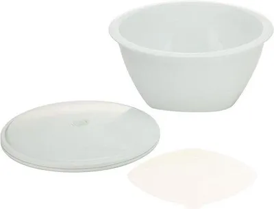 Produktbild von Mikrowellenfähige Aufbewahrungsbox weiß mit Deckel