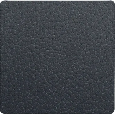Image de LIND DNA dessous de verre Bull - cuir - noir - 10 x 10 cm