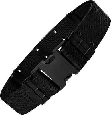 Produktbild von INF Taktischer Gürtel - Militärgürtel aus Segeltuch für Outdoor-Ausrüstung Schwarz