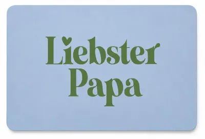 Produktbild von PPD Liebster Papa D@H Tray, Frühstücksbrettchen, Brettchen, Frühstück, Resopal, Blau, 586003085