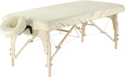 Produktbild von Massageliegenbezug aus Mikrofaser inklusive Kopfpolsterbezug Beige