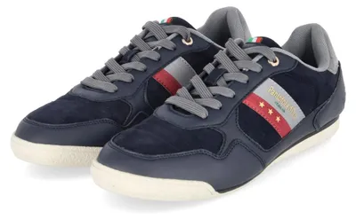 Productafbeelding van Pantofola d'oro heren lage sneaker ALBA SIENA, blauw, textiel en synthetisch materiaal, maat: 41